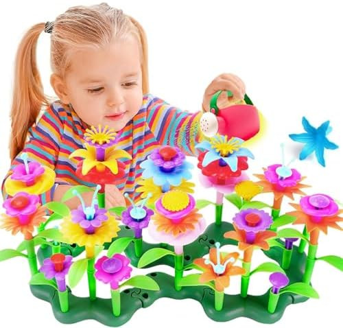 FunzBo Flower Garden Building STEM Toys - Gardening Pretend Gift for Girls Kids Toy - Educational... | Amazon (CA)