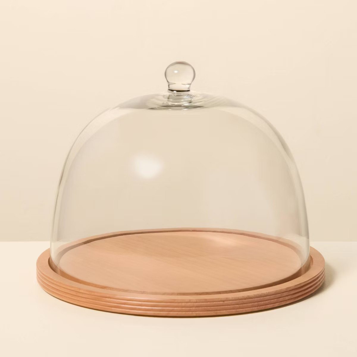 Wood and Glass Cake Stand - Hearth & Hand™ with Magnolia | Target