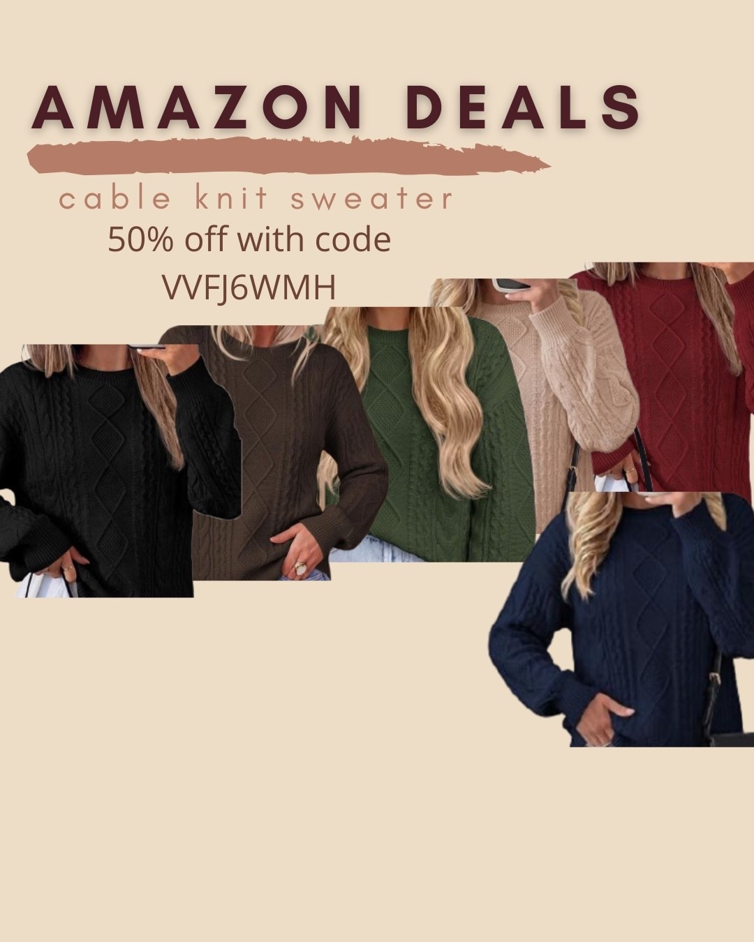 $15 ends 10/14

Amazon fashion
Amazon deals
Cable knit sweater