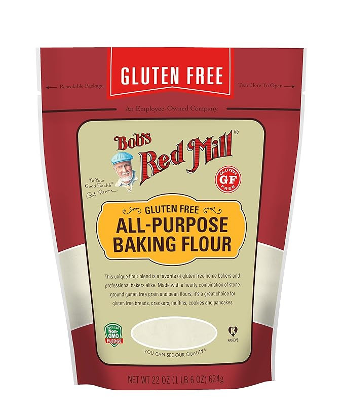 Bob's Red Mill Gluten Free All Purpose Baking Flour, 22oz (Pack of 1) - Vegan, Kosher | Amazon (US)