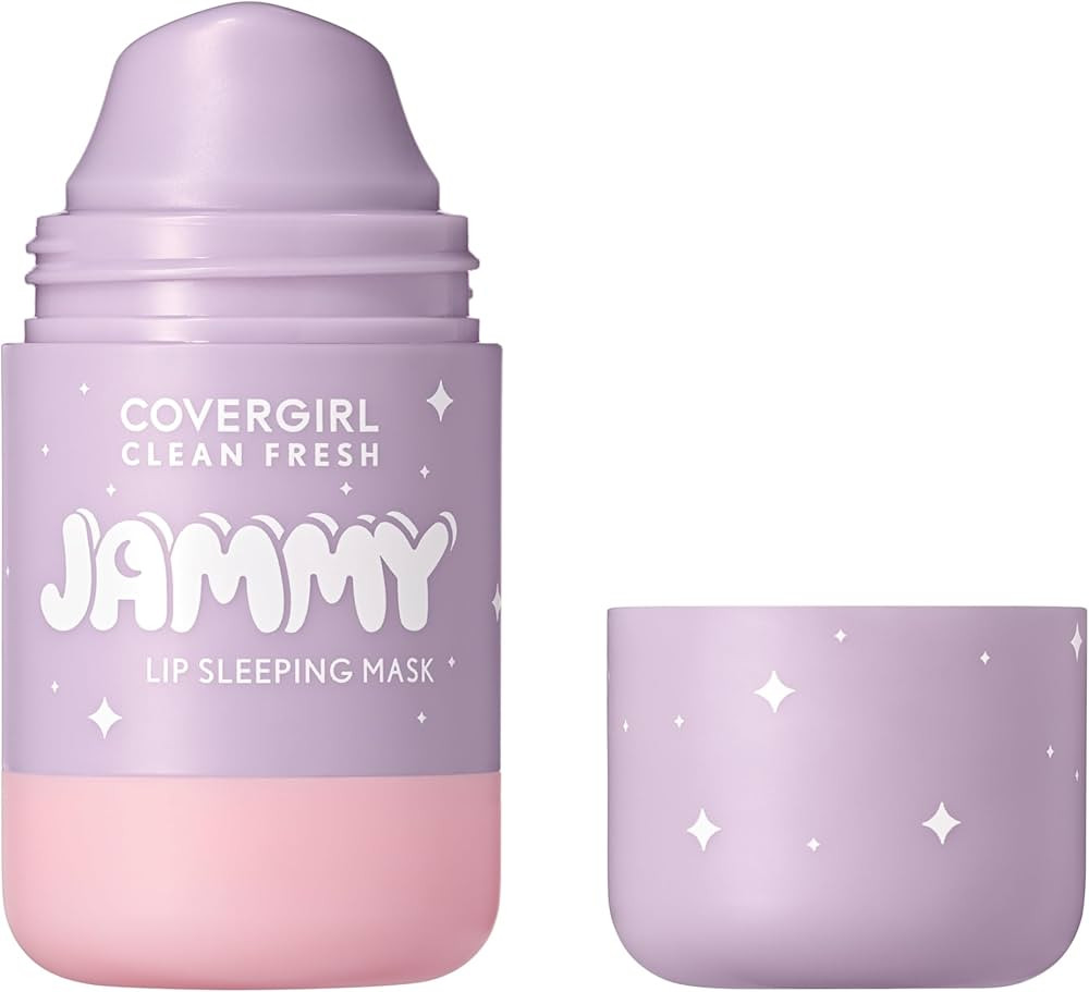 COVERGIRL Clean Fresh Jammy Lip Sleeping Mask, Lavender Scent, with Avocado & Grape Seed Oils, No... | Amazon (US)