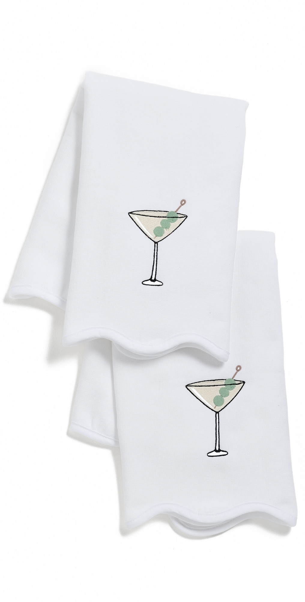 Weezie Martini Hand Towel 2 Pack Martini One Size | Shopbop