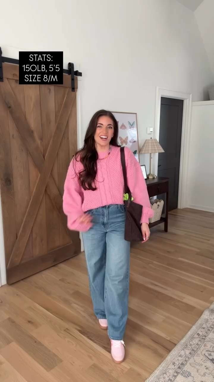 Medium in the sweater & 29/8 in the jeans :) lip liner is "big lift" - gloss is "juicy watermelon" - perfume is "vanilla skin" 

 #LTKdayinmylife #LTKgrwm #LTKootd