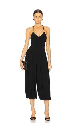Norma Kamali Kenny Jumpsuit in Black. - size M | Revolve Clothing (Global)