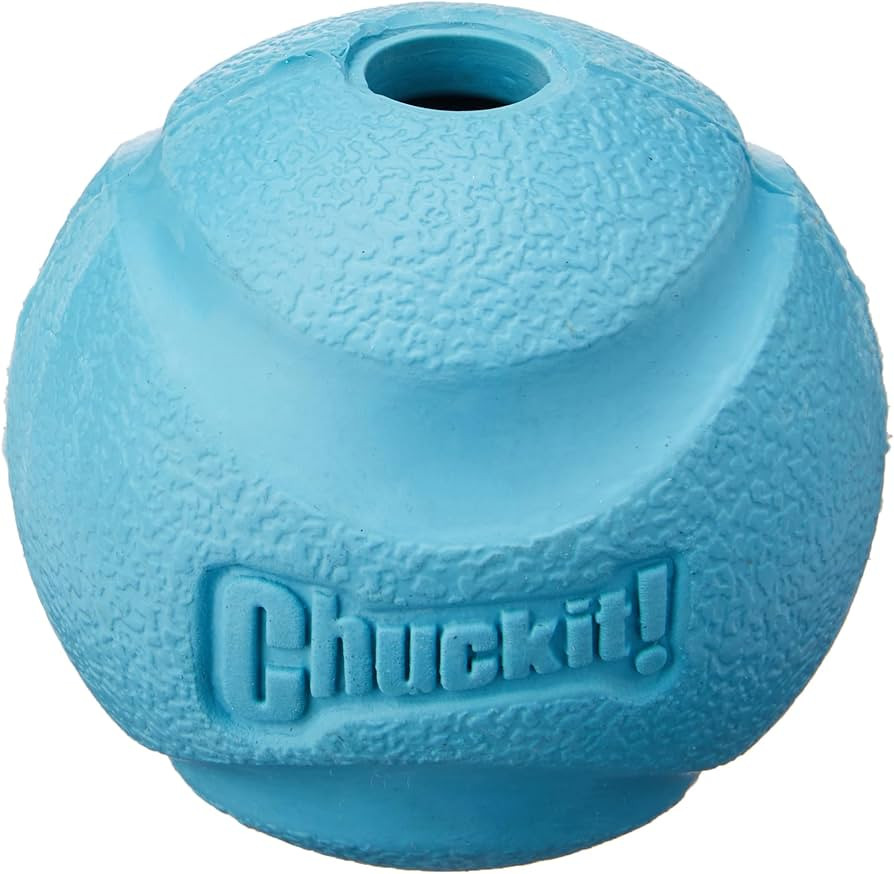 Chuckit! High-Bounce Rubber Fetch Ball, Large (3 Inch), Pack of 1, Assorted Colors, For Large Bre... | Amazon (US)