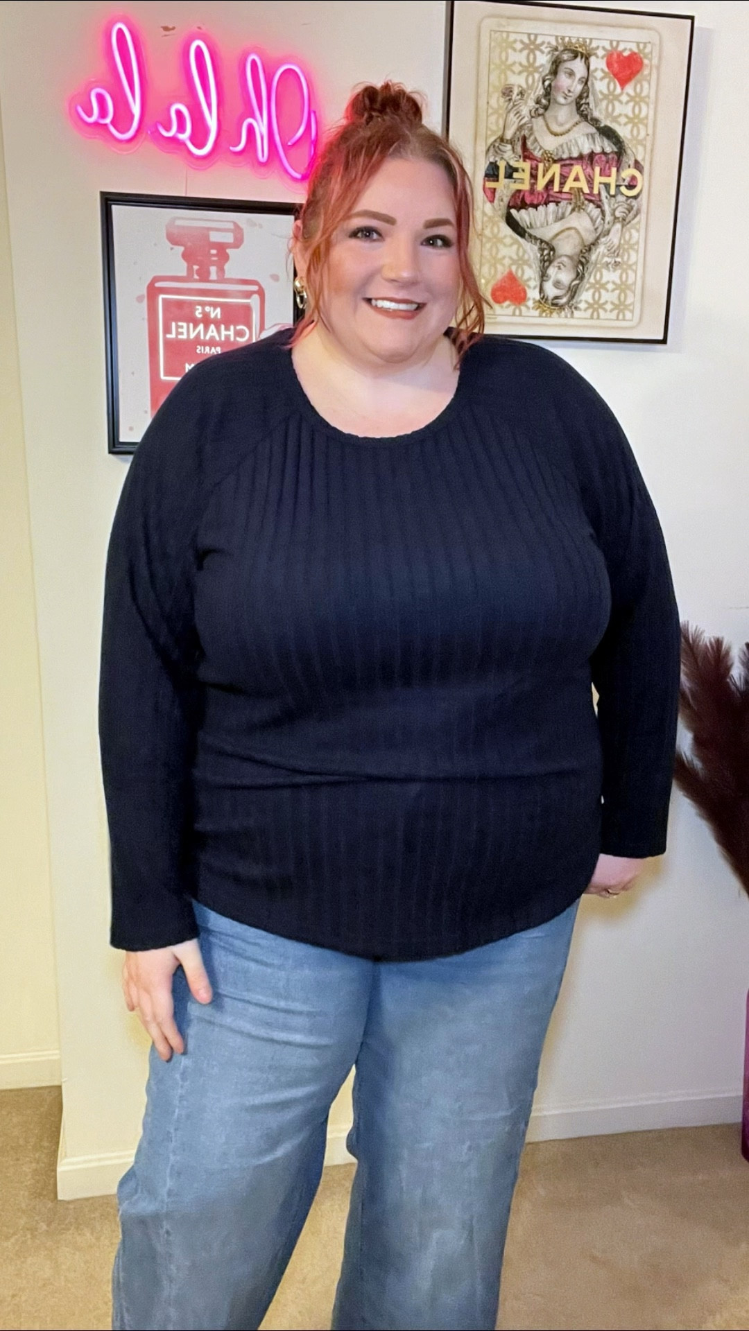 Eytino Plus Size Knitted Long Sleeve Top Try On

#LTKSeasonal #LTKWorkwear #LTKPlusSize