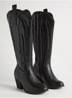 Heeled Western Knee Boot (WW) | Torrid (US & Canada)
