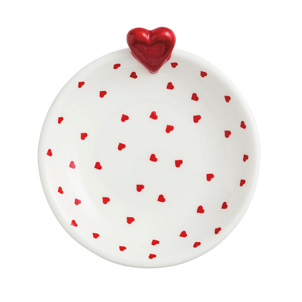 Red Heart Tidbit Dish | Mud Pie