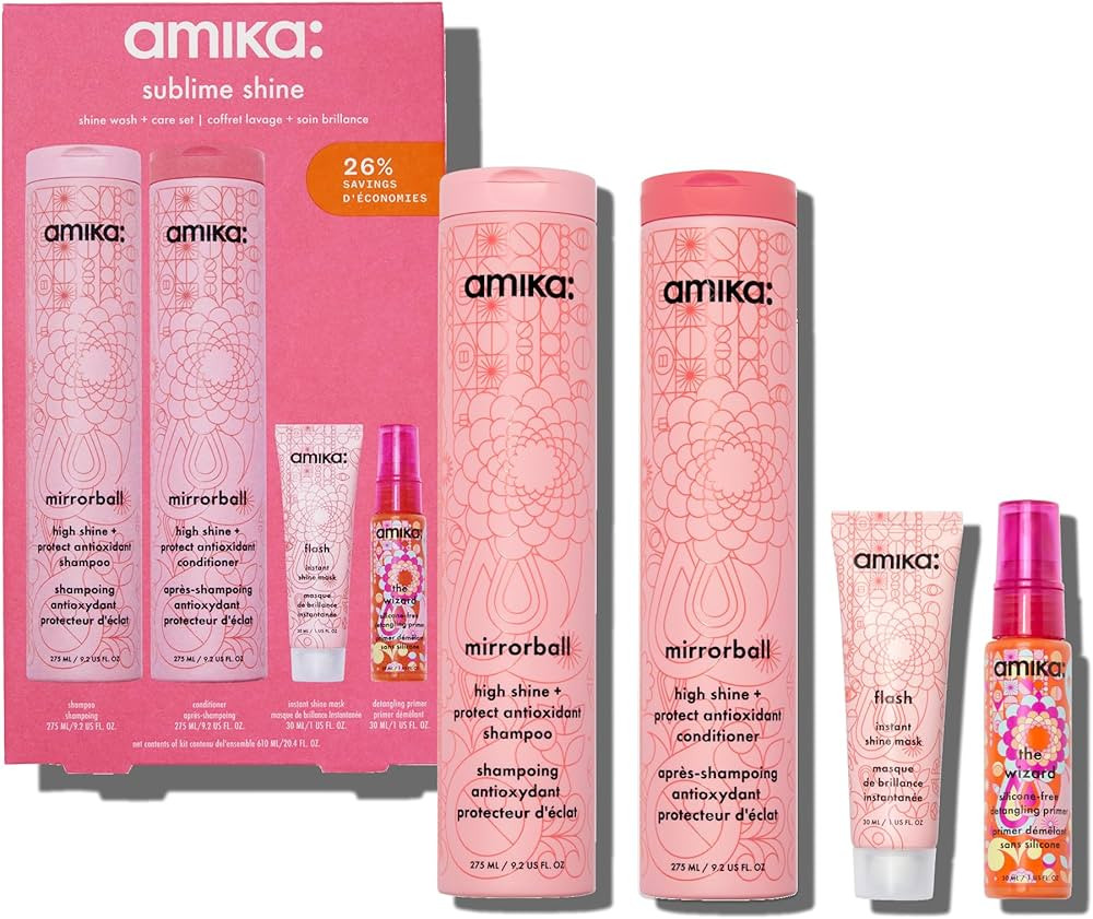 amika sublime shine wash + care set | Amazon (US)