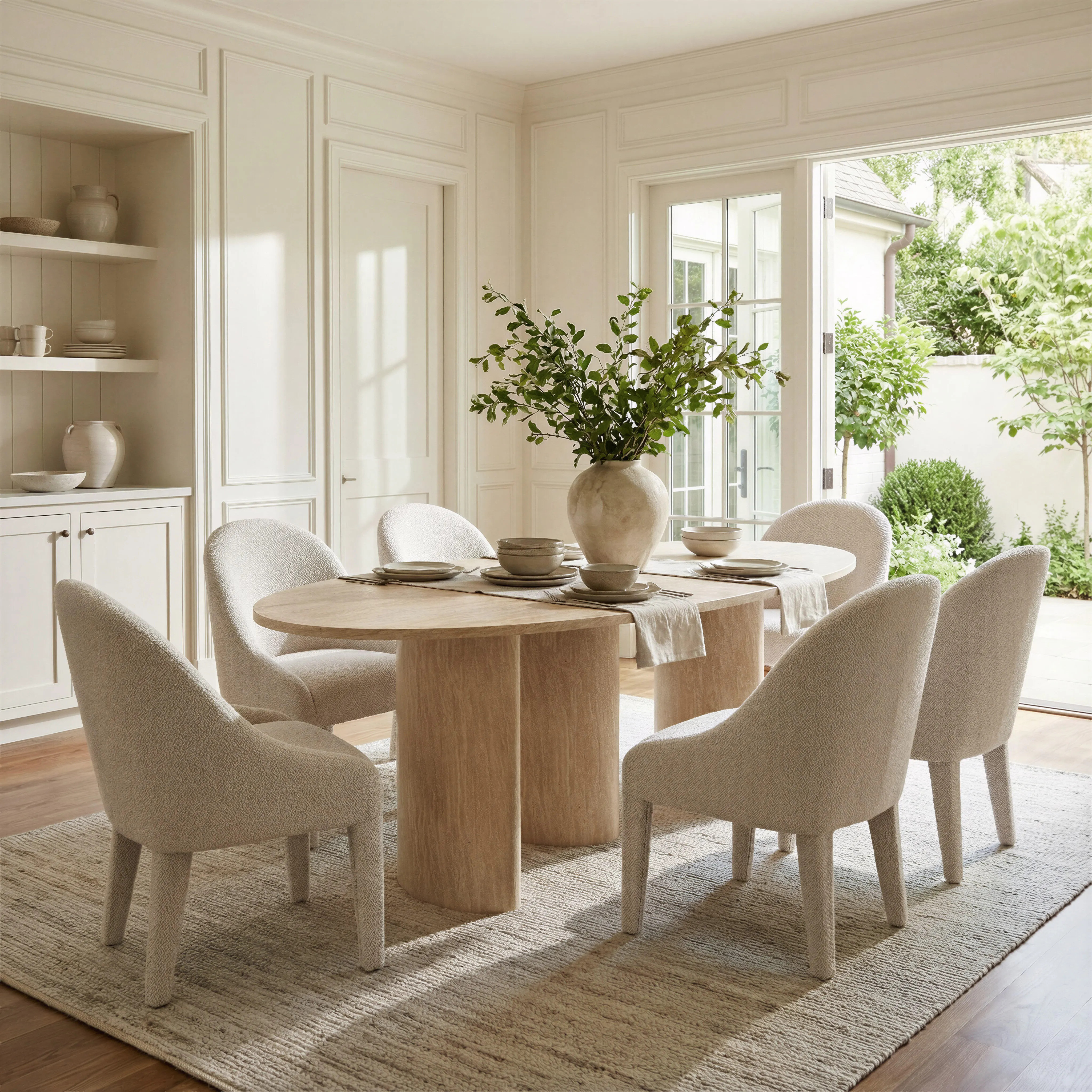 ZUO Domo Dining Chair, Ivory | Ashley