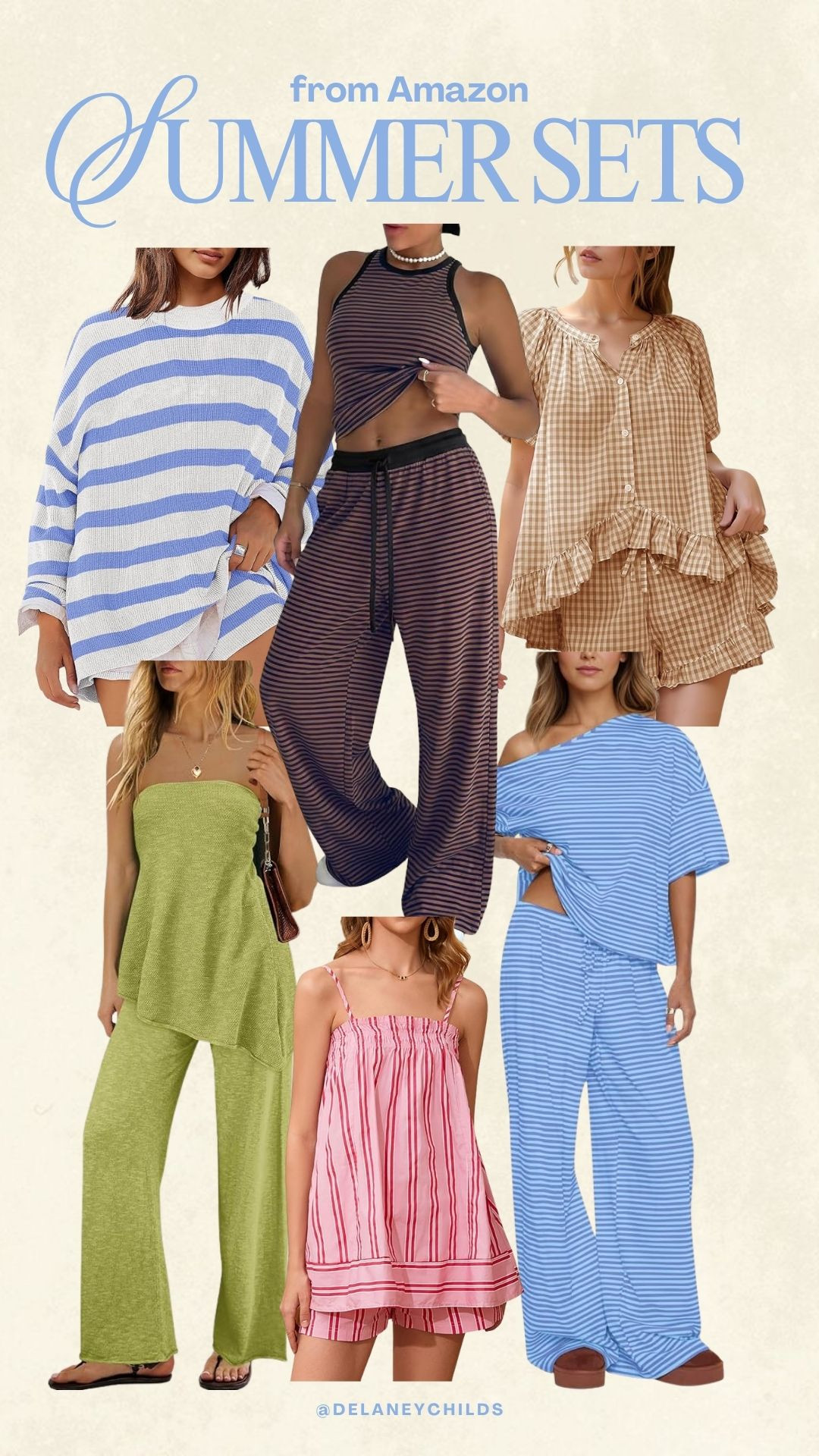 Summer sets from Amazon I'm loving! 

 #LTKdayinmylife #LTKgrwm #LTKootd