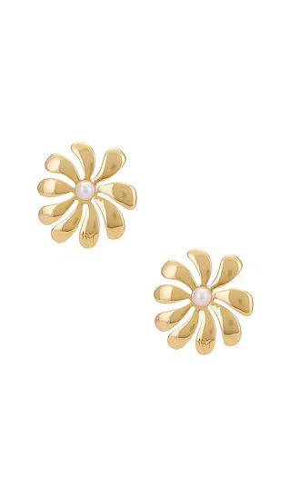Floral Earrings in Gold | Revolve Clothing (Global)