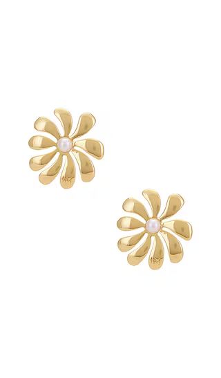 Floral Earrings in Gold | Revolve Clothing (Global)