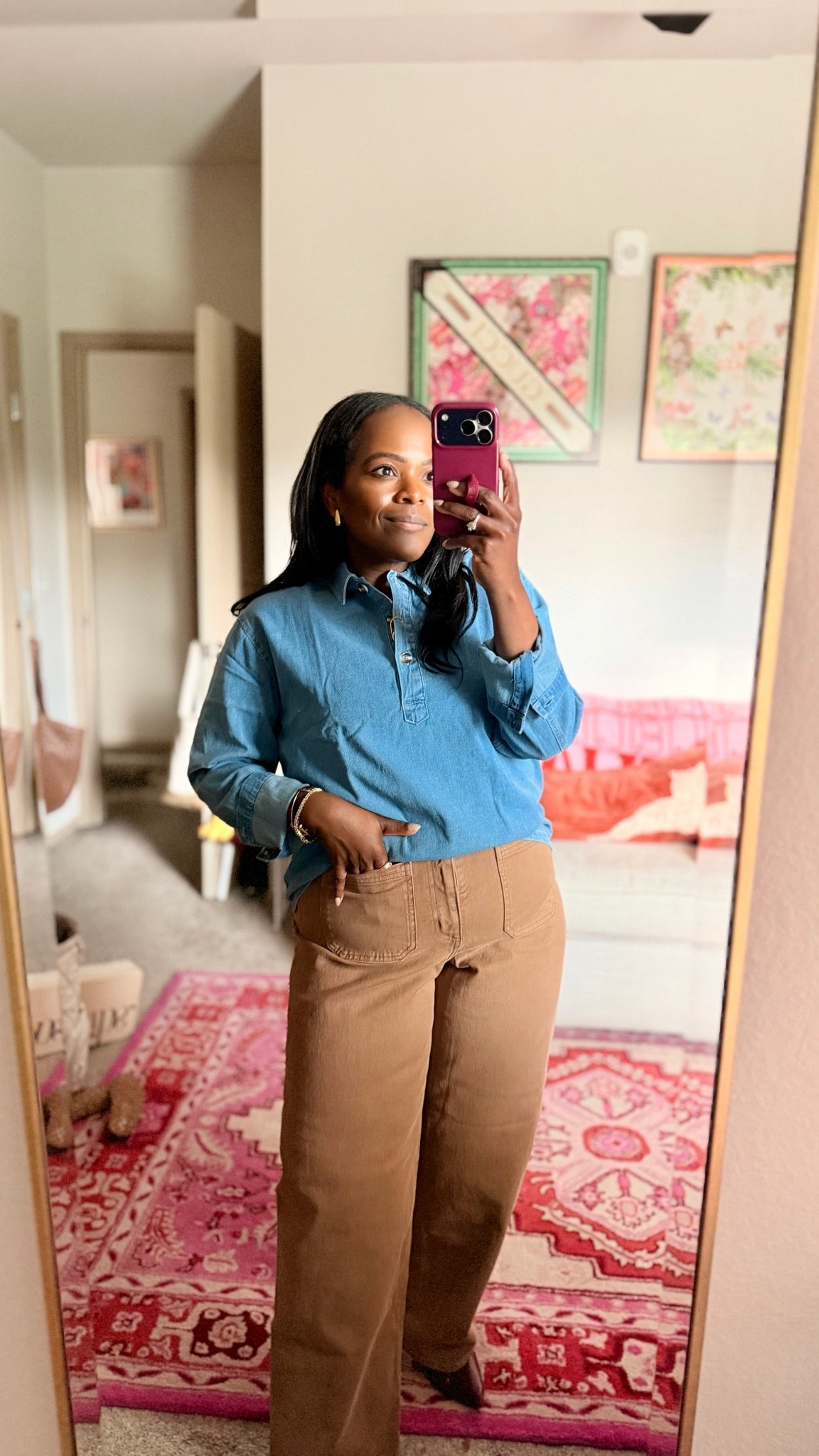 This lightweight chambray pullover from @Quince definitely exceeded my expectation! Love the quality and the feel of it! Would be great for the weekends with joggers or shorts. I’m wearing the size Medium. I should have sized up to a large for a more oversized fit. #quince #denimpullover #chambray

#LTKPetite #LTKMidsize #LTKTravel