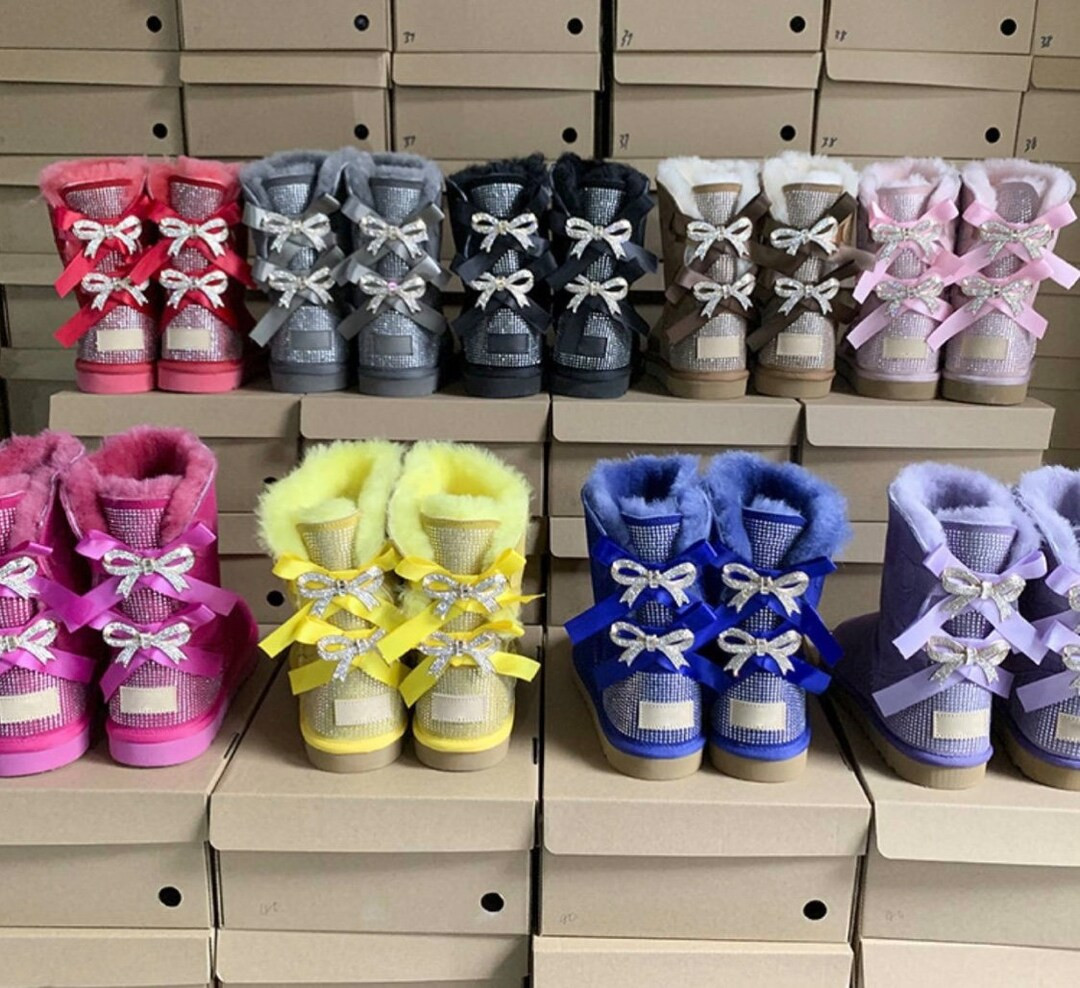 Custom Bling Ugg Boots - Etsy | Etsy (US)