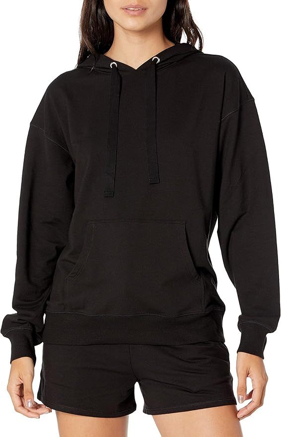 The Drop Women's Remi Loose French Terry Long Sleeve Hoodie Sweatshirt | Amazon (US)