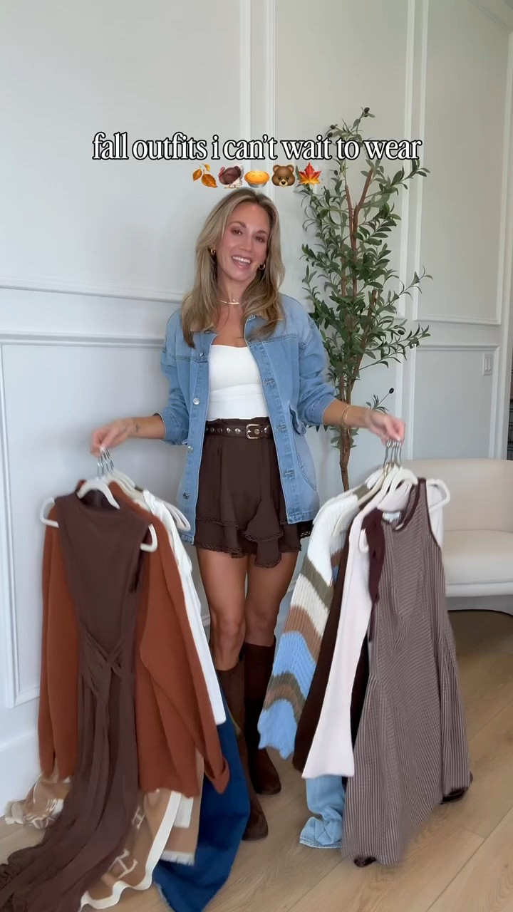 Fall Outfits I Can’t Wait to Wear 🍂 Thanksgiving, Date Night, you name it! I am 5’2 and wearing my true xsmall in almost everything!