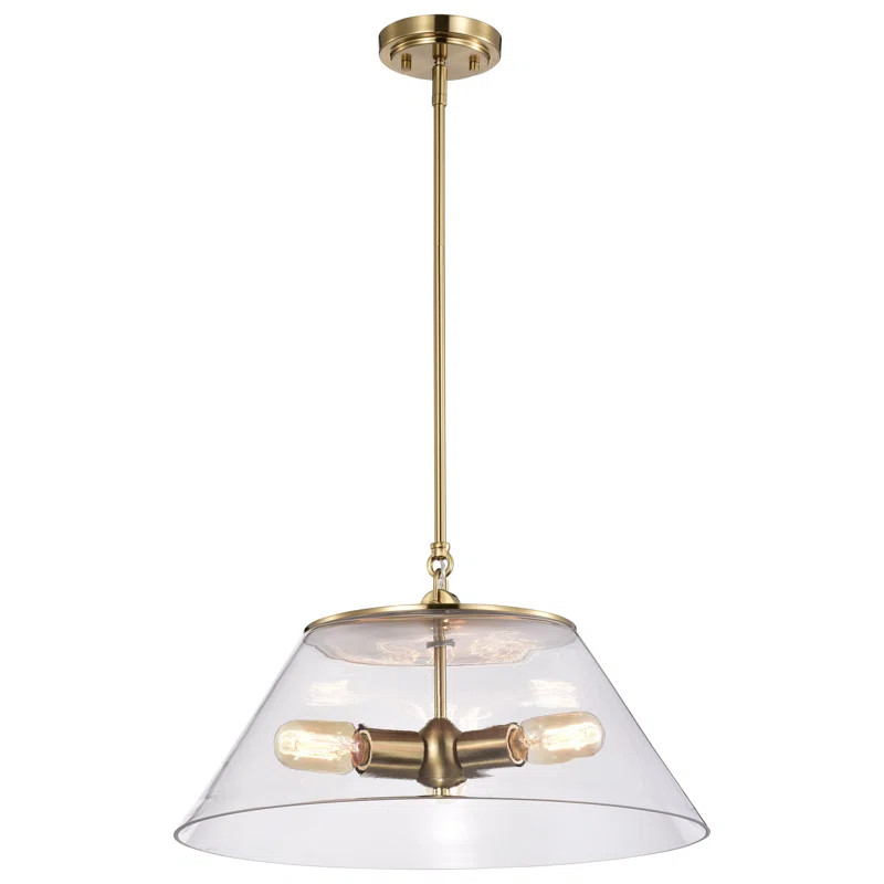 Gertie 3 - Light Statement Cone Pendant | Wayfair North America