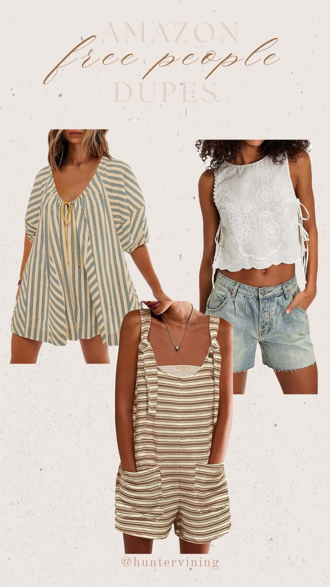 Obsessed with these Amazon finds that give major Free People vibes ✨ Budget-friendly, boho, and perfect for summer styling 🤍
#AmazonFashion #FreePeopleDupe #LTKDupe #LTKAmazonFinds #AffordableFashion #SummerStyle2025 #CoastalCowgirl #BudgetFriendlyFinds #LTKUnder50 #BohoStyle


#LTKFindsUnder50 #LTKSummerEdit #LTKSaleAlert