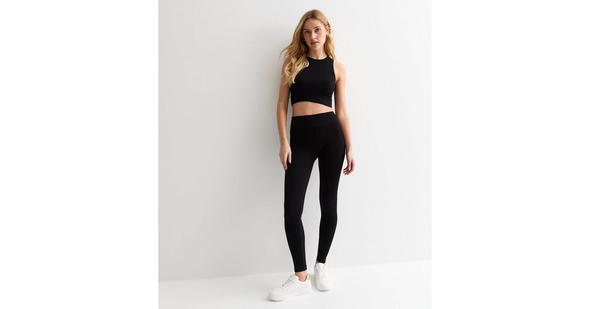 Black Seamless Leggings | New Look | New Look (UK)