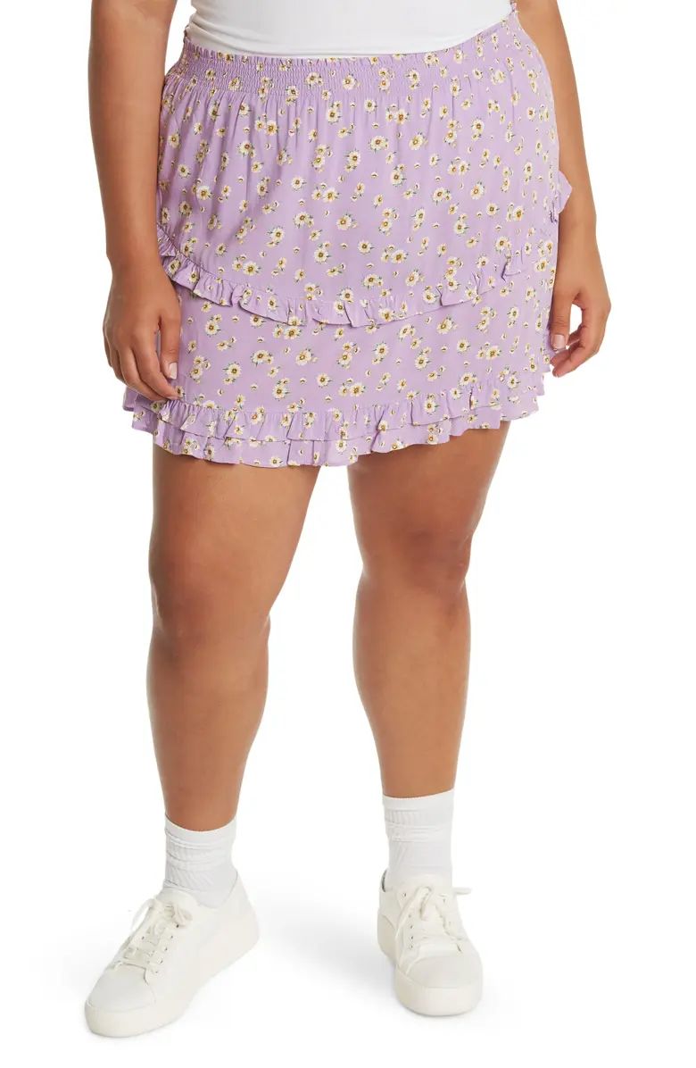 Floral Ruffled Mini Skirt | Nordstromrack | Nordstrom Rack