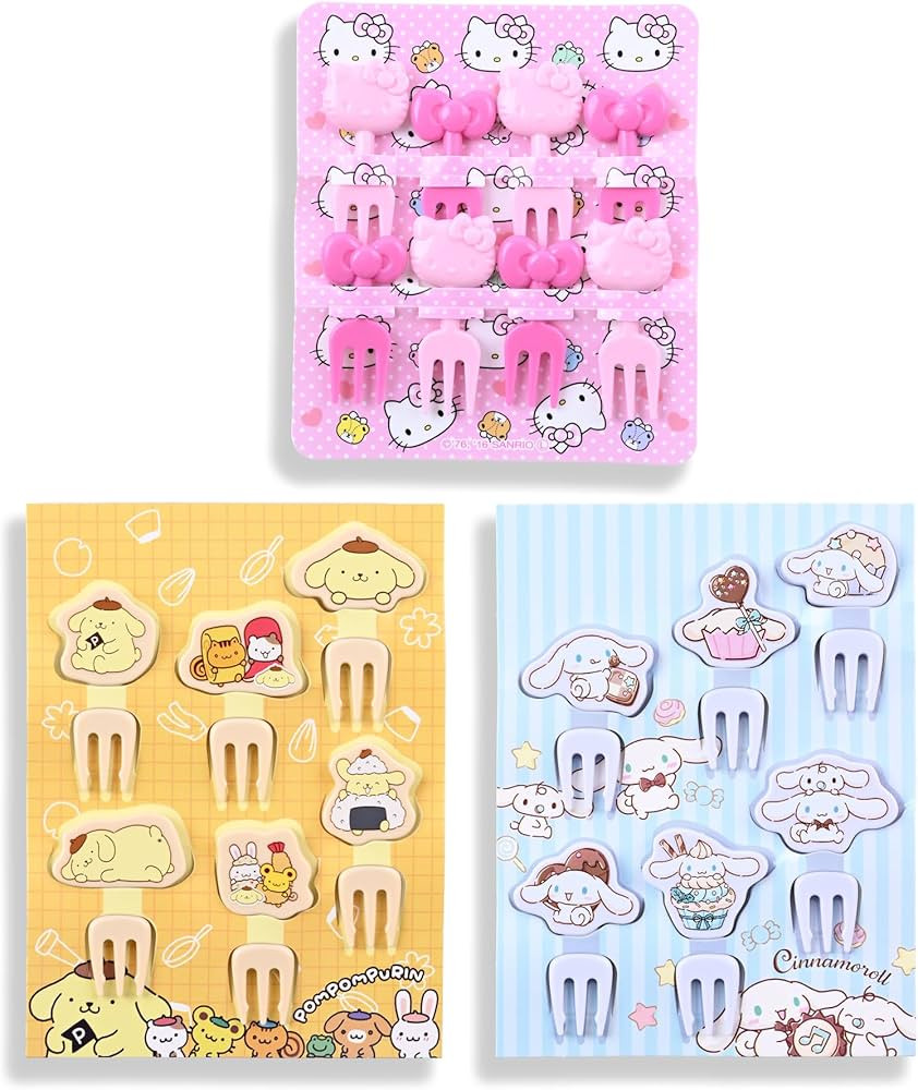 Food Picks - Toothpicks for Appetizers - Durable Plastic Decorative Toppers - Add Fun to Bento Bo... | Amazon (US)