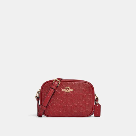 Mini Jamie Camera Bag In Signature Leather | Coach Outlet
