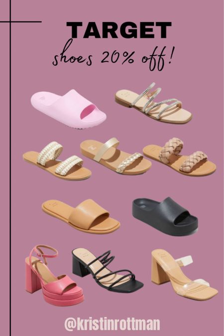 Target shoes on sale for 20% off! 

#LTKshoecrush #LTKSale #LTKFind