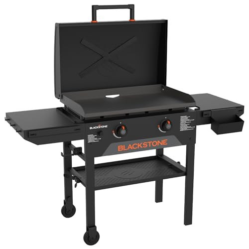 Blackstone 2287 Original 28” Omnivore Griddle with X-Braced Hood, Powder Coated Steel, Black | Amazon (US)