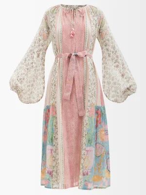 Cecile floral-print cotton midi dress | D'Ascoli | MATCHESFASHION US | Matches (US)