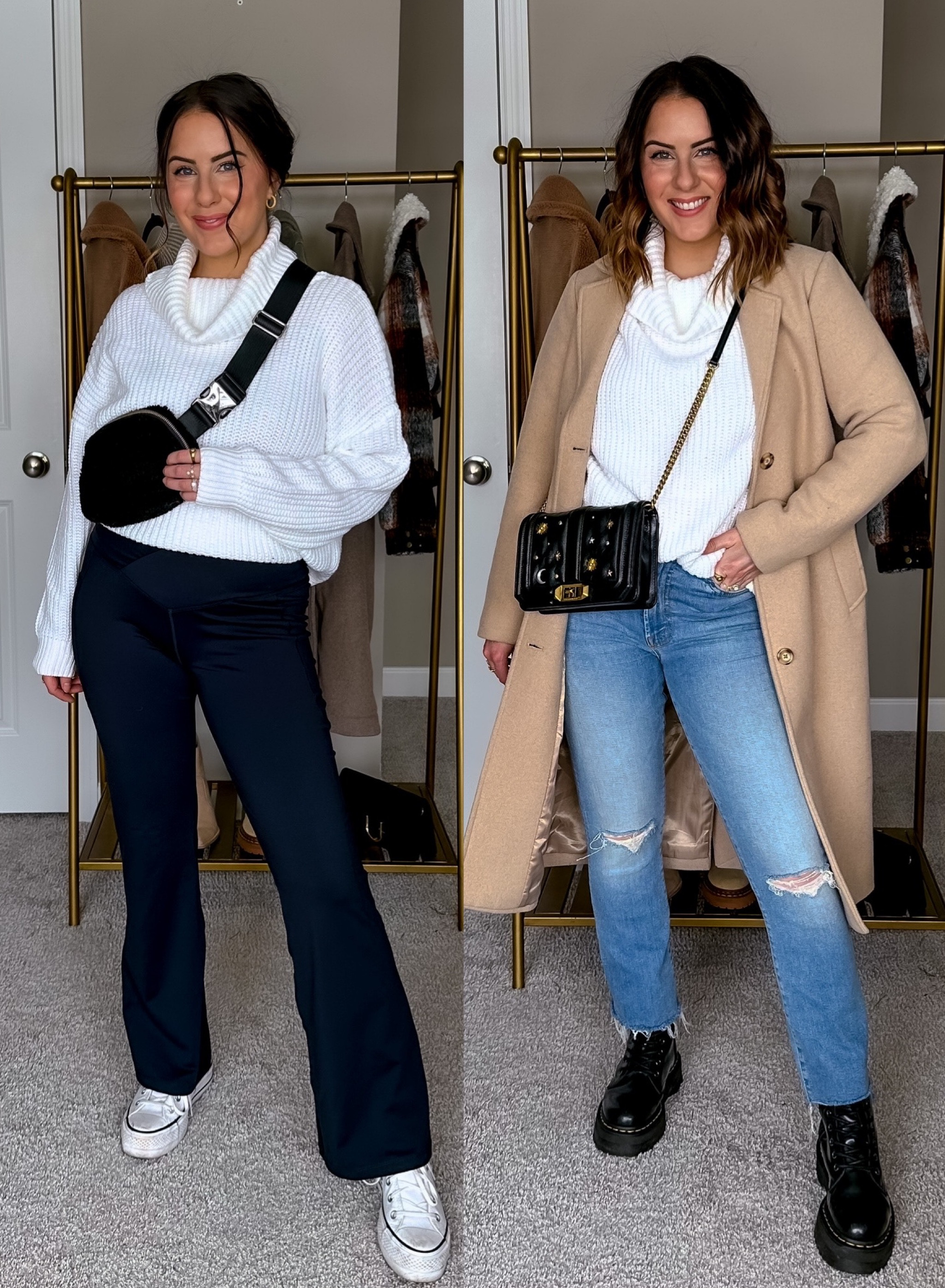Casual spring transition outfits from Amazon and Abercrombie! Small in sweater, medium yoga, pants, size up one in jeans ! One of my fave jeans are on sale! 

#whitenseakers #springoutfit #jeans

#LTKsalealert #LTKunder100 #LTKSeasonal