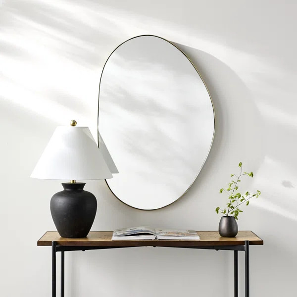 Rochford Asymmetrical Metal Wall Mirror | Wayfair North America
