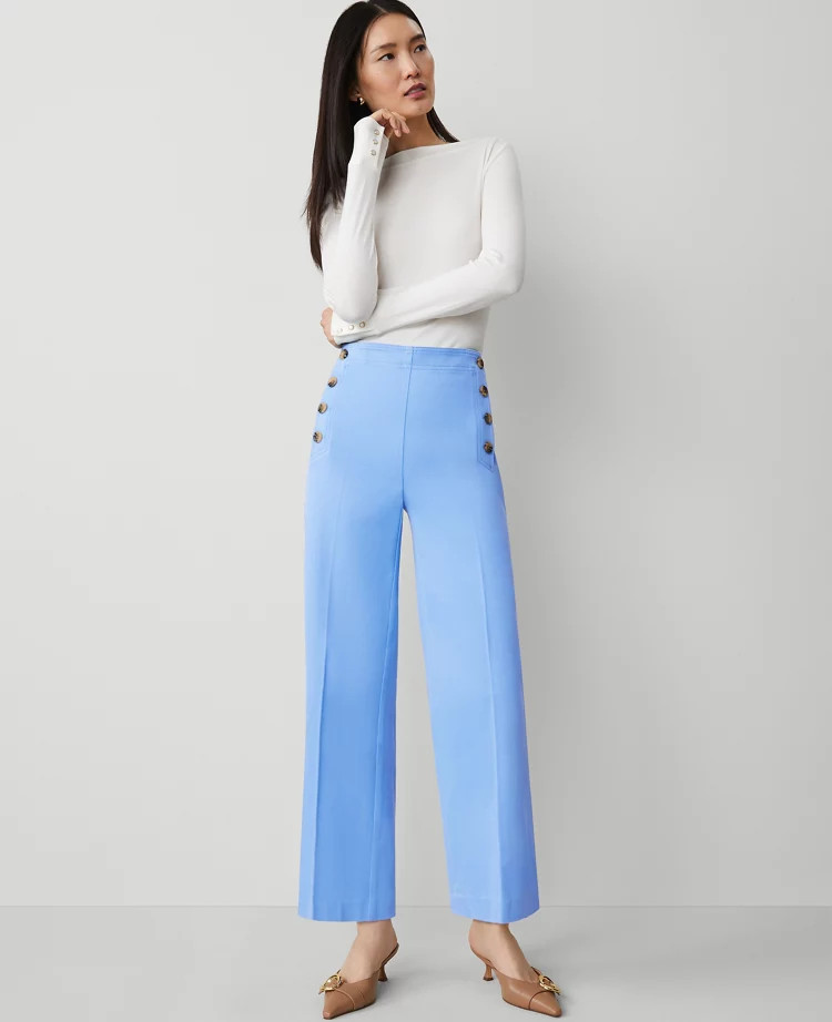 The Sailor Grace Straight Pant | Ann Taylor