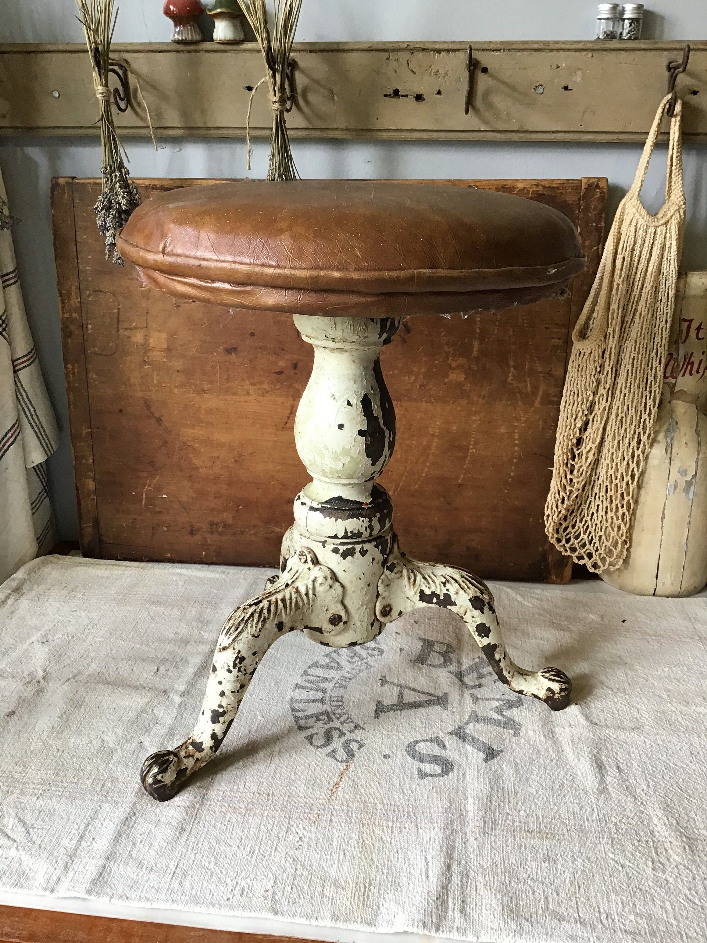 Antique Piano Stool | Etsy (US)