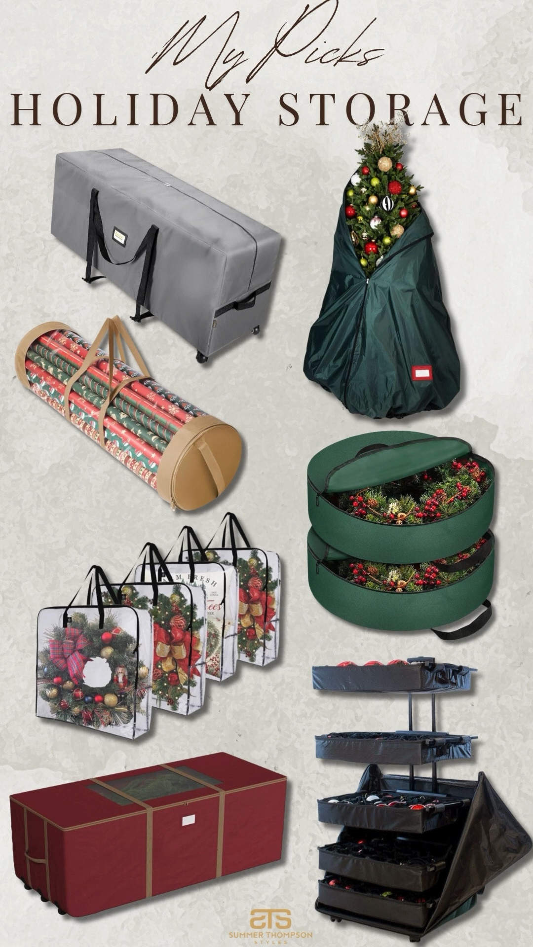 Christmas storage favorites! 

Gift wrapping. Christmas tree. Ornaments. Trending. Best sellers. Viral. Affordable. Must haves. Home storage. Seasonal  

#LTKHome #LTKSeasonal #LTKFindsUnder100