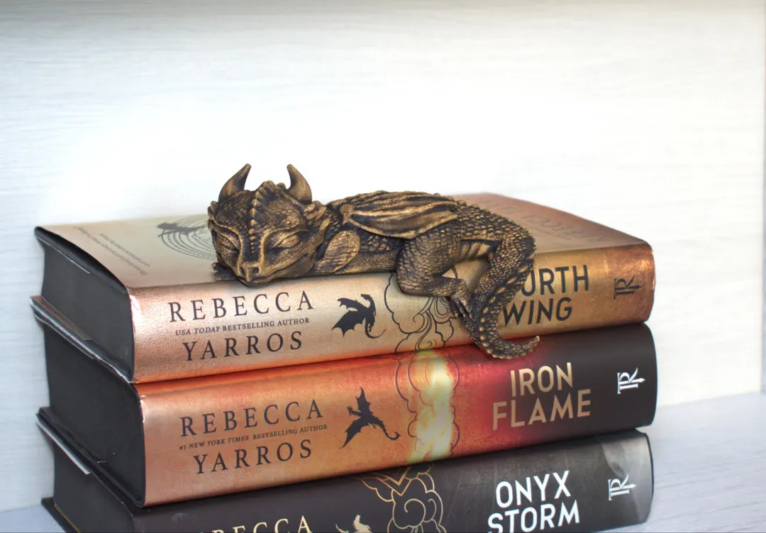 Sleepy Dragon Bookshelf Decor – 3D Printed Fantasy Figurine | Book Nook Companion - Etsy | Etsy (US)