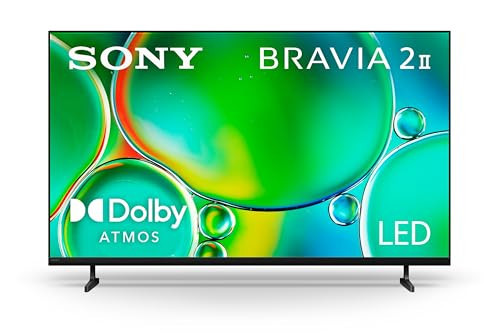 Sony BRAVIA 2 II 50 Inch 4K Ultra HD LED Smart TV with Google TV and Exclusive Features for PlayStation®5 (K-50S20M2), 2025 Model | Amazon (US)