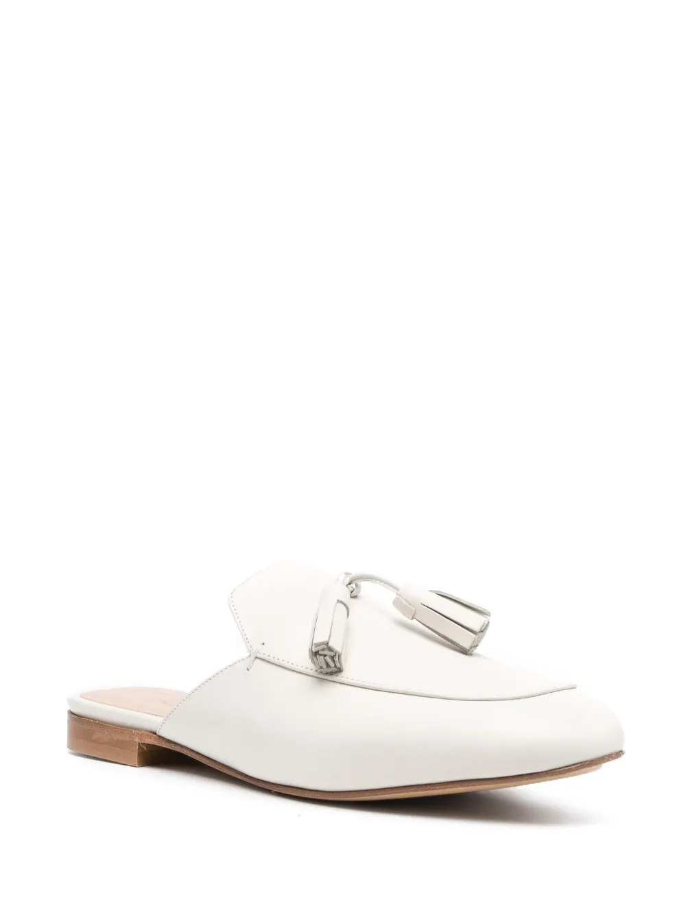 Scarosso tassel-detailed Leather Mules - Farfetch | Farfetch Global