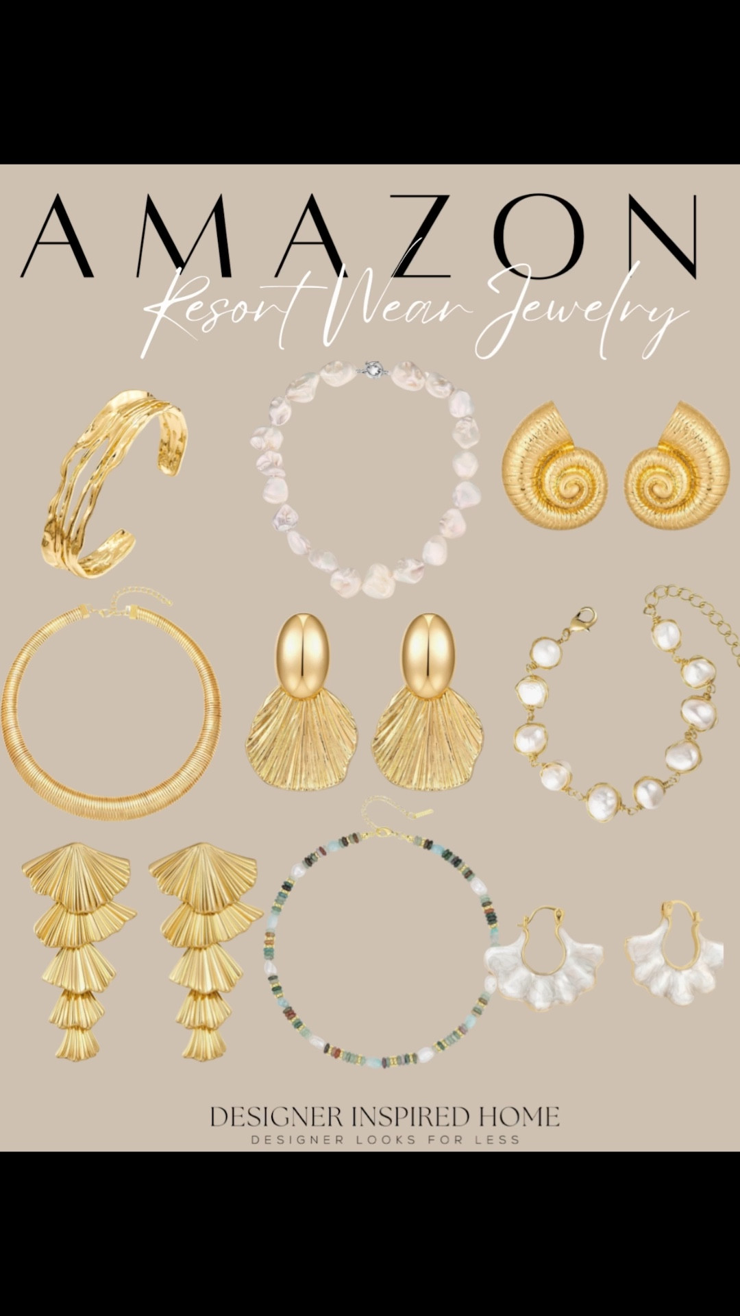 Amazon resort wear jewelry! 

#LTKWatchNow #LTKFindsUnder50 #LTKStyleTip