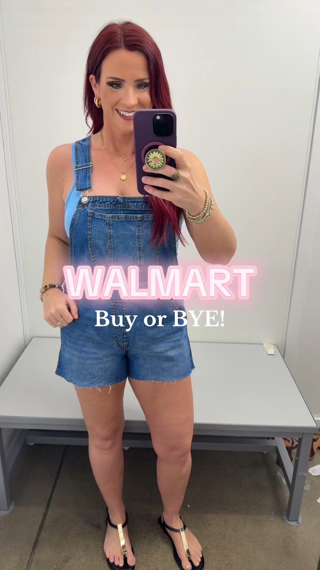 WALMART clothing fashion “Buy or BYE!”  Cut off Jean overalls, denim shorts and romper.  See if you agree or disagree with me!  Trending women’s clothings.  💜 @Walmart #walmart #walmartfinds #overalls #romper #denim 

#LTKFindsUnder50
