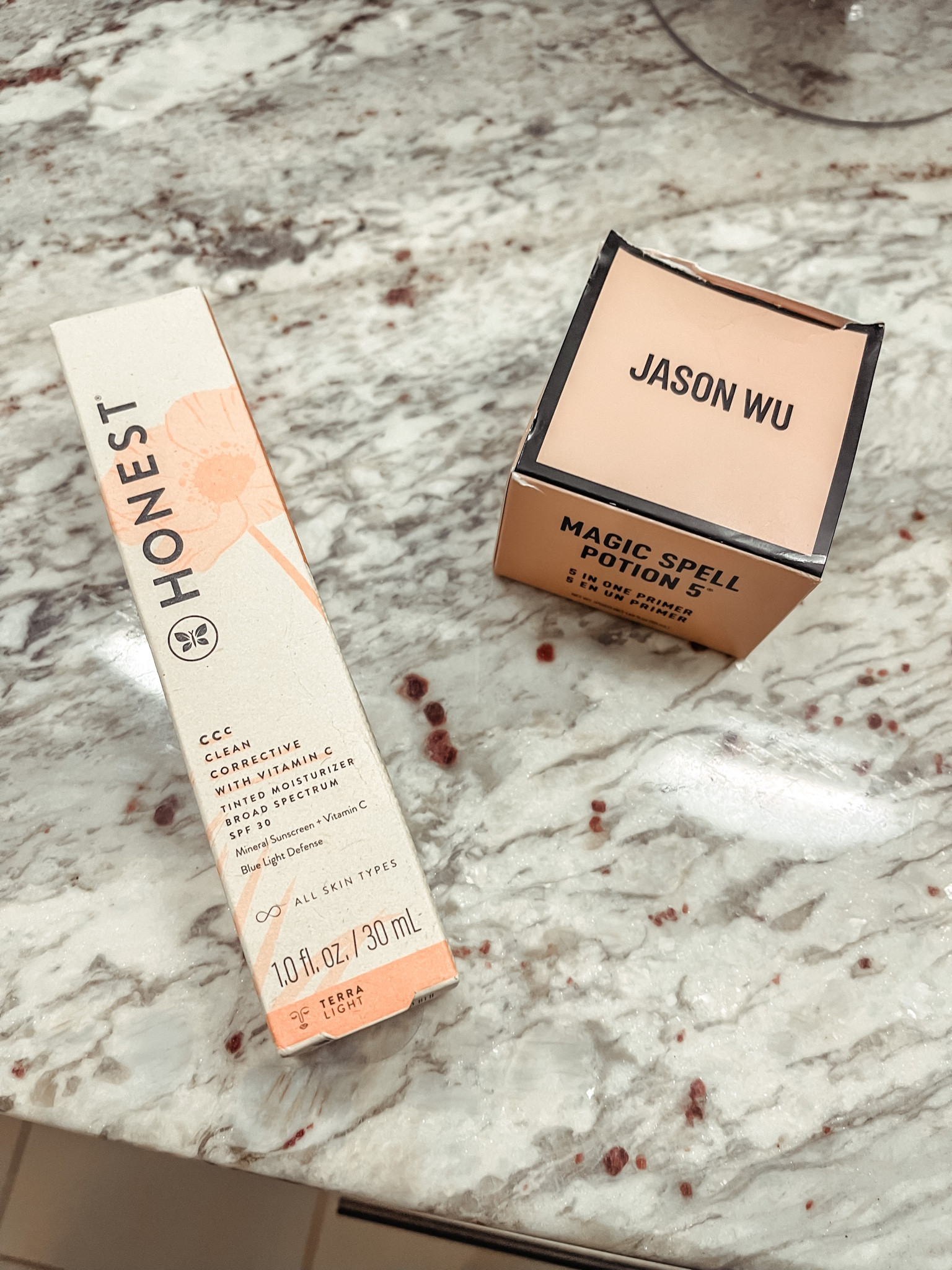 I’ve been loving these two target products. The spf CC cream has really good pigment to it. I apply in the morning after my skincare routine and gives my face a good even tone. No matter what time of year I use spf and especially like this with blue light blocking for being on my computer all day. 

The 5 in 1 I use as a primer before a more full face makeup look. I apply to a clean face prior to putting my foundation on. Gives a nice hydrated feel and minimizes pores so makeup goes on smooth! 

#LTKstyletip #LTKtravel #LTKbeauty