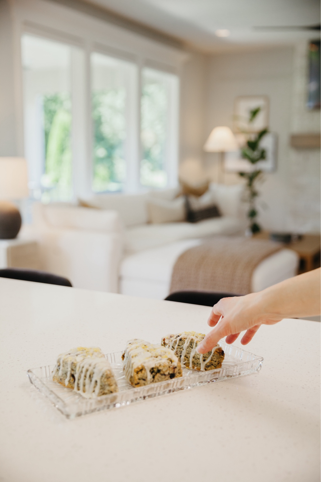 Airy living room design for a calm cool collected, modern, livable luxury feel with a white sofa, leather side, chairs, Empire, shade floor lamp, large, easy, plant tree, and lots of texture.

#LTKHome #LTKSummerSales