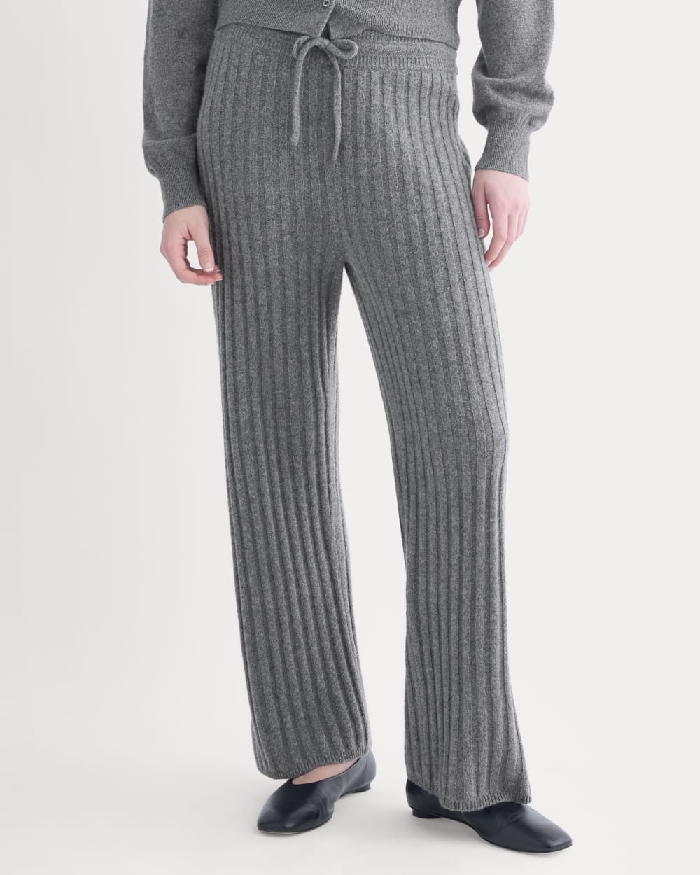 Straight-Leg Pant in Wool Cashmere | Heather Charcoal | Everlane