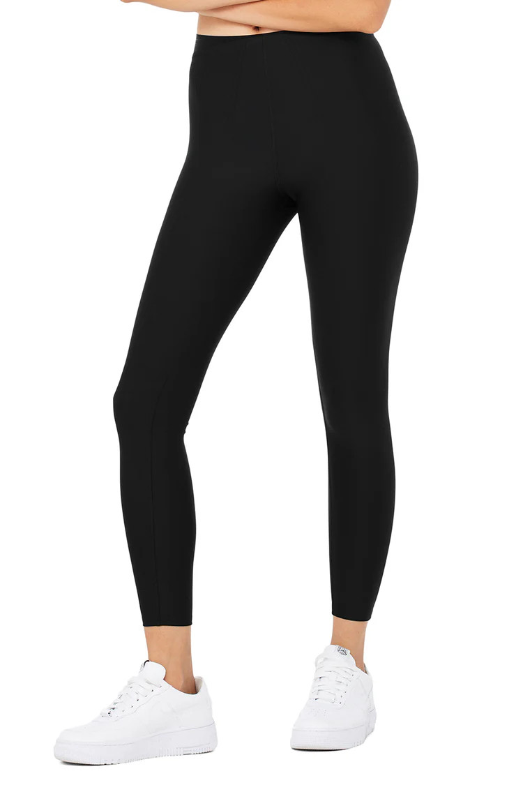 Airlift High-Waist 7/8 Corset Legging - Black | Alo Yoga (US)