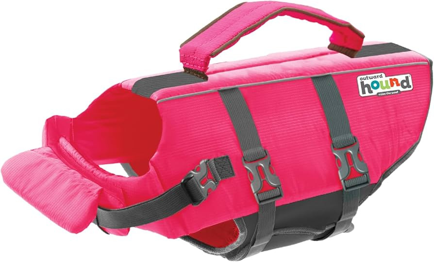 Outward Hound Granby Splash Pink Dog Life Jacket, Small | Amazon (US)