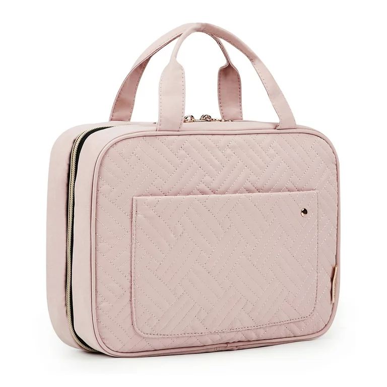 BAGSMART Full Size Toiletry Bag, Makeup Cosmetic Bag with Hanging Hook, Water-resistant Travel Or... | Walmart (US)