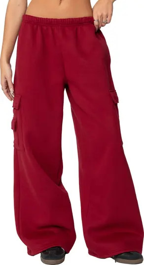 Wide Leg Cargo Sweatpants | Nordstrom