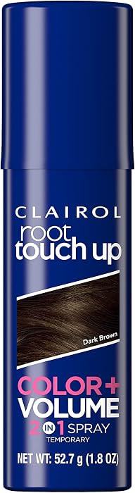 Clairol Root Touch-Up Color + Volume 2-in-1 Temporary Spray, Dark Brown Hair Color, Pack of 1 | Amazon (US)