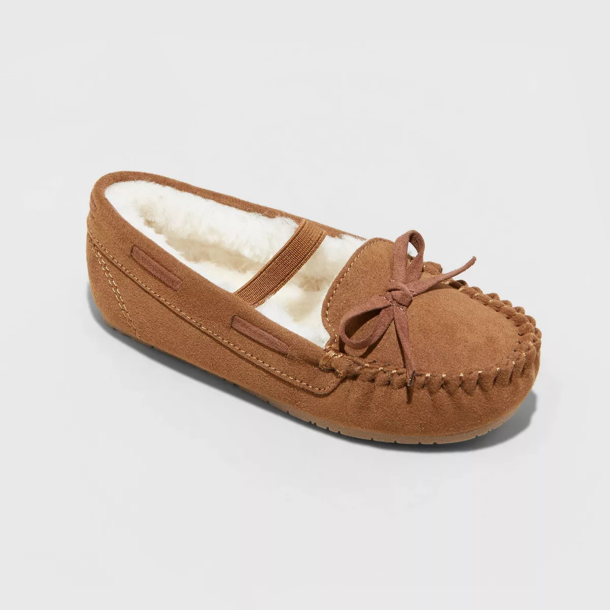 Toddler Girls' Celina Moccasin Slippers - Cat & Jack™ Chestnut | Target