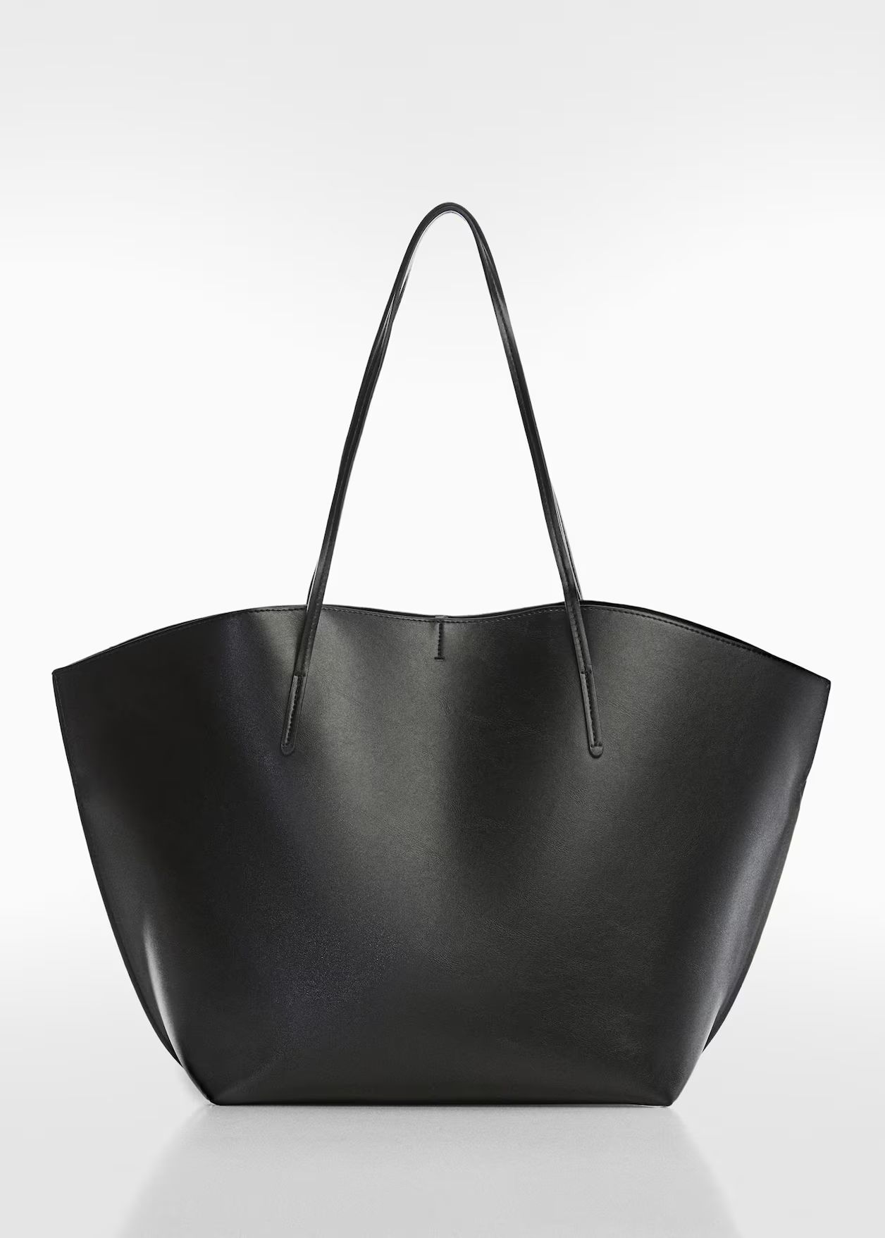 Shopper bag with double handle | MANGO (UK)